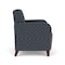 Lesro Siena Lounge Reception Wide Guest Chair, Walnut, RS NightSky Back, MD Farro Seat, RS NightSky Panels SN1201 - alternate 2